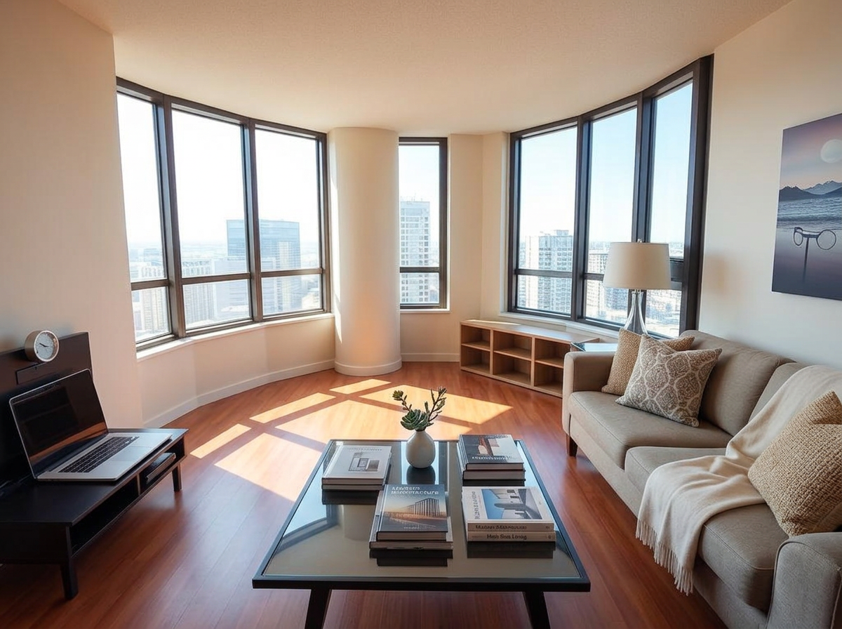 Condo Apartments declutter and staging example — enhanced
