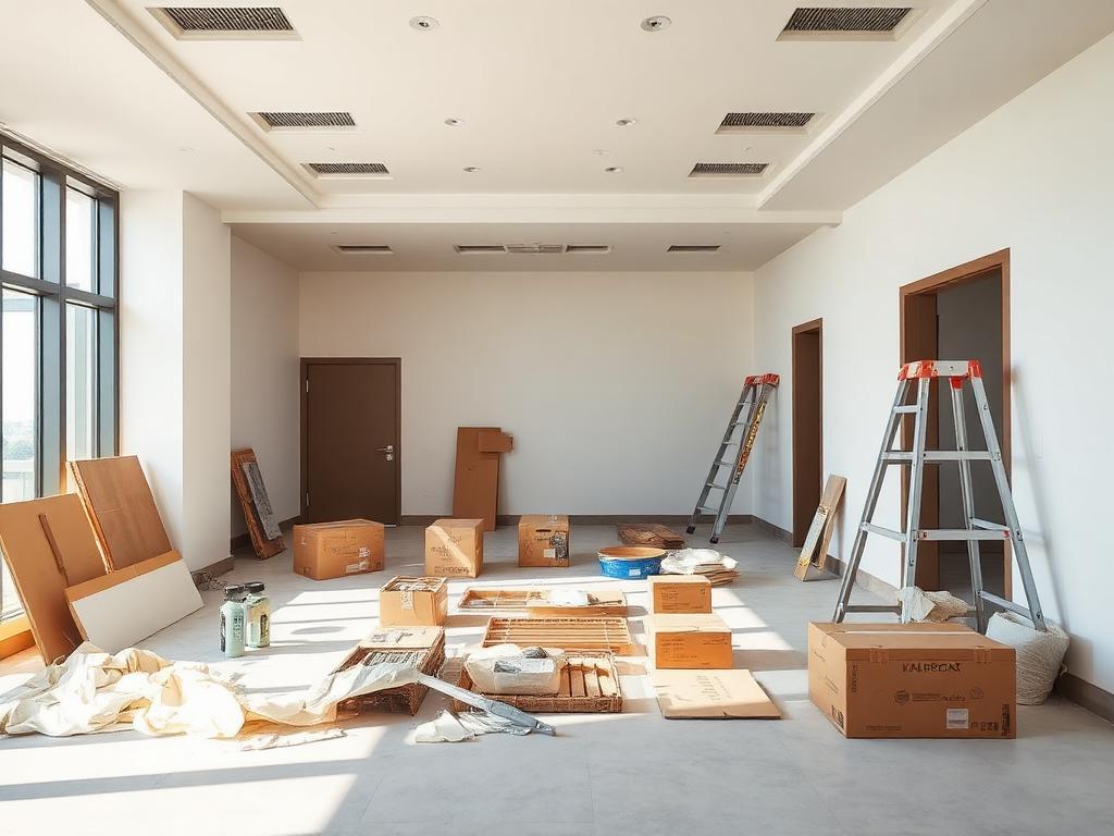 Pre-construction declutter and staging example — original